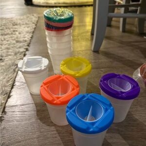 No spill paint cups. Set of 10. New/never used.